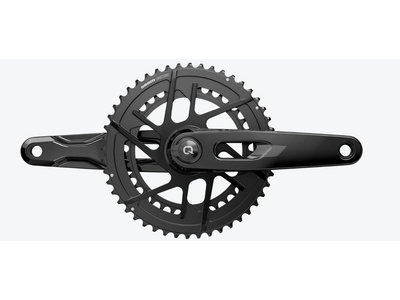 Sram SRAM, Rival 2x Powermeter E1, Power Meter Crankset, Speed: 12, Spindle: 28.99mm, BCD: Direct Mount SRAM 8 Bolt, 46/33, DUB, 172.5mm, Black, Road