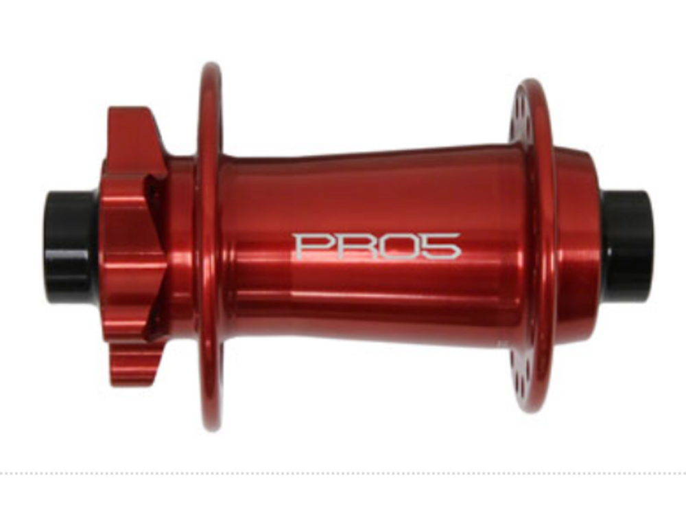 Hope Hope Pro 5 Front Hub - 15 x 110mm, 6-Bolt, Red, 32H