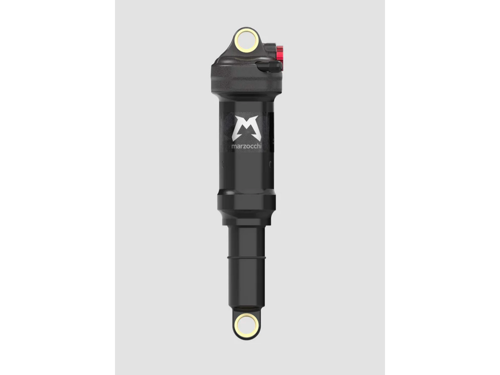 Marzocchi Bomber Inline, A, LSR, Evol LV, Marzocchi, AM, 190, 45, 0.6 Spacer, LCM, LRM, PMS877 Silver/PMS10390 Medium Silver Logo, AM, YG