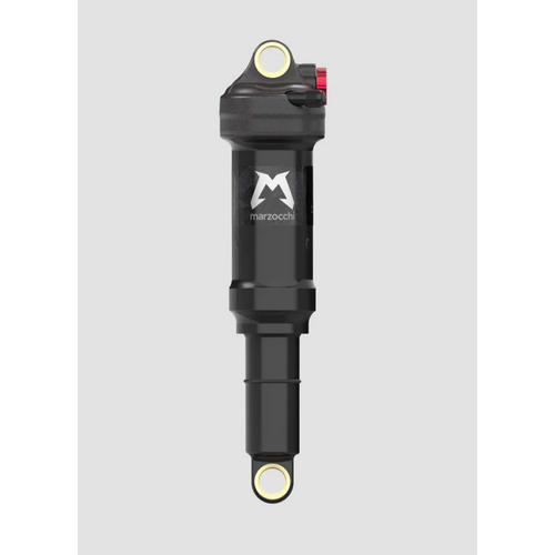 Marzocchi Bomber Inline, A, LSR, Evol LV, Marzocchi, AM, 190, 45, 0.6 Spacer, LCM, LRM, PMS877 Silver/PMS10390 Medium Silver Logo, AM, YG