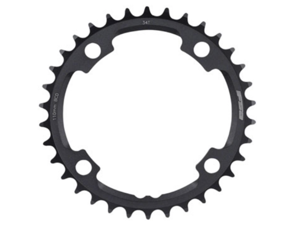 Full Speed Ahead Full Speed Ahead Gossamer ABS Chainring - 34t, 110 Full Speed Ahead ABS BCD, 4-Bolt, Aluminum, N10/N11, Black