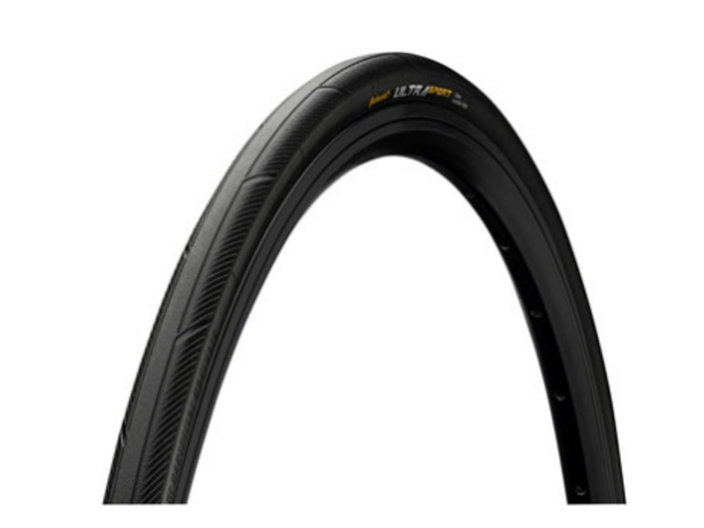 Continental Continental Ultra Sport III Tire - 700 x 25, Clincher, Wire, Black, PureGrip, Performance, E25
