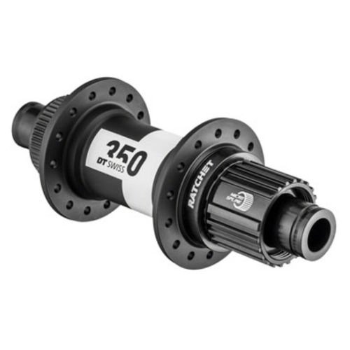 DT Swiss DT Swiss 350 Rear Hub - 12 x 142mm, Center-Lock, Micro Spline, Black, 24H, 36pt