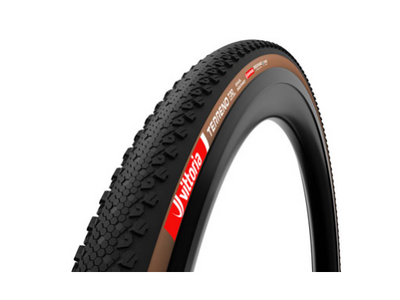 Vittoria Vittoria Terreno T30 Fine Loose Tire - 700 x 45, Tubeless, Folding, Black/Brown, Gravel Endurance, Graphene, G2.0