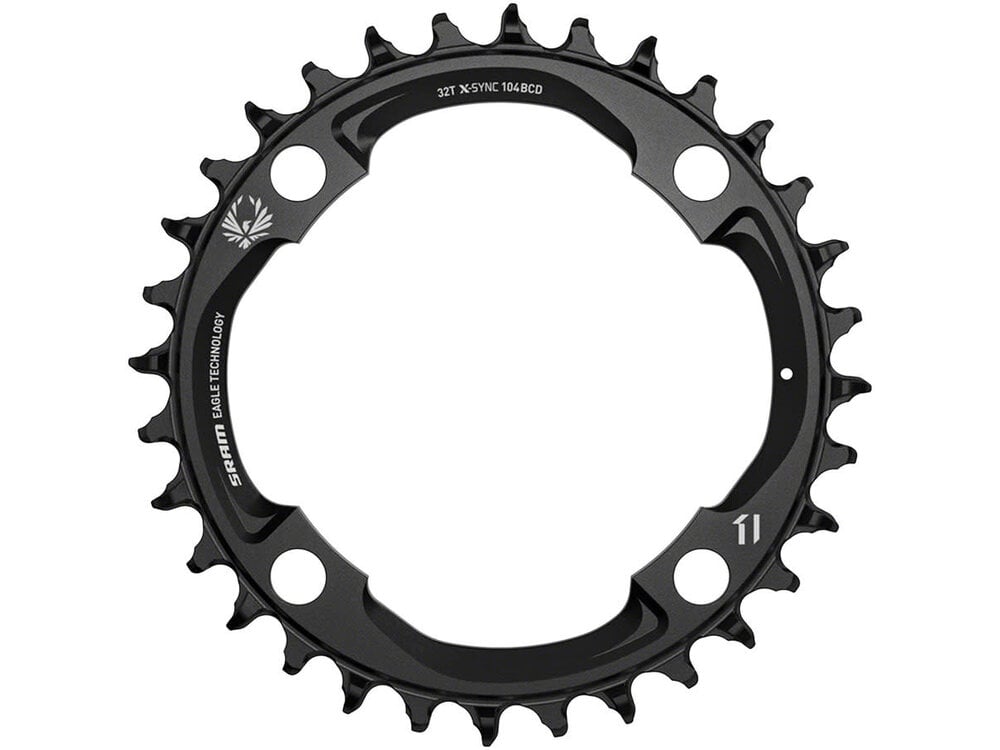Sram SRAM Eagle X-SYNC 2 Chainring - 38t, 104 BCD, Steel, Black