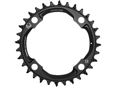 Sram SRAM Eagle X-SYNC 2 Chainring - 38t, 104 BCD, Steel, Black
