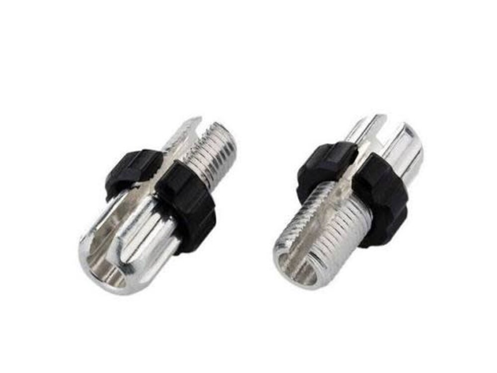Jagwire M10 Slotted Alloy Adjusting Barrel Silver/Black single