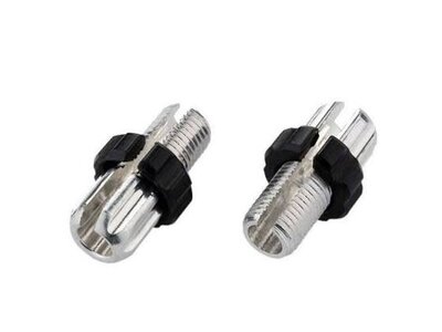 Jagwire M10 Slotted Alloy Adjusting Barrel Silver/Black single