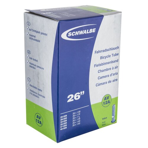 Schwalbe Schwalbe Standard Tube - 26 x 1.1 - 1.5, 40mm Schrader Valve
