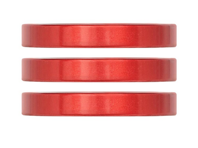 Industry Nine Industry Nine, iRiX, Headset Spacer, 1-1/8'', Height: 5mm, Aluminum, Red, 3pcs