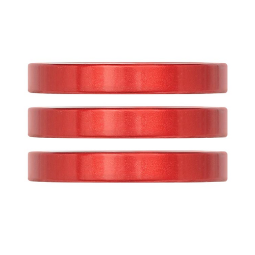 Industry Nine Industry Nine, iRiX, Headset Spacer, 1-1/8'', Height: 5mm, Aluminum, Red, 3pcs