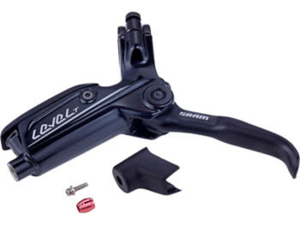 Sram SRAM Level T Replacement Hydraulic Brake Lever Assembly with Barb and Olive(No Hose), Dark Gray