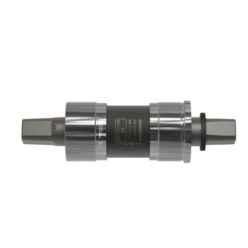Shimano STANDARD BOTTOM BRACKET, BB-UN300, SPINDLE: SQUARE TYPE, SHELL: BSA 68MM, SPINDLE: 127.5MM (D-EL), W/FIXING BOLT