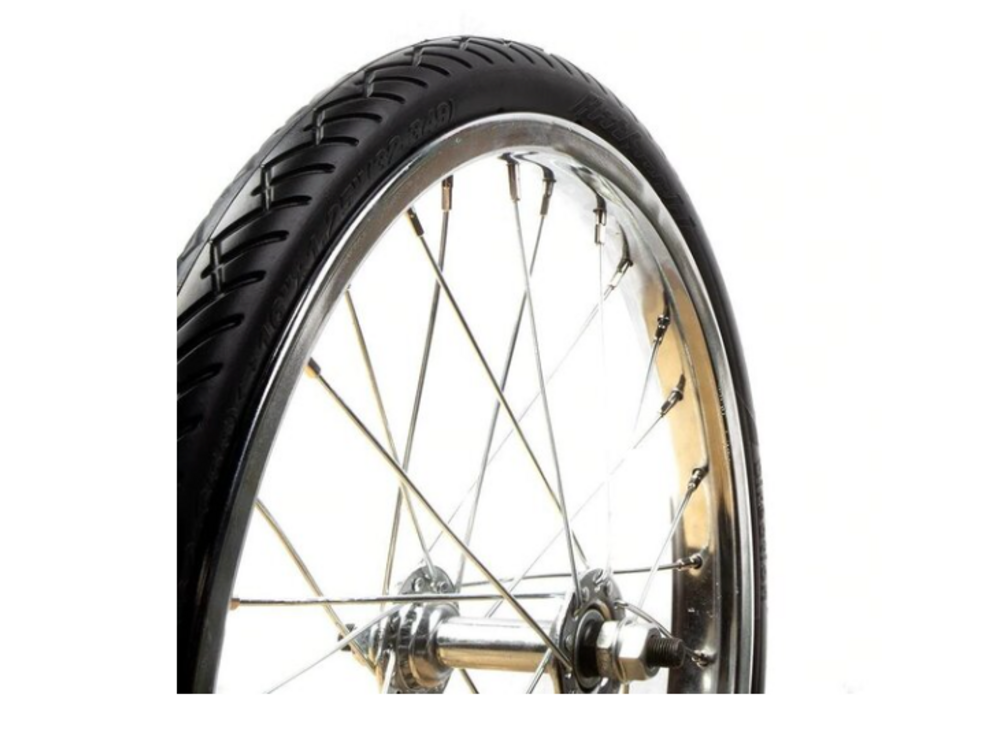 Tannus Tannus Mini-Velo 18"x1.25 (32-355) Midnight Black Airless Tire