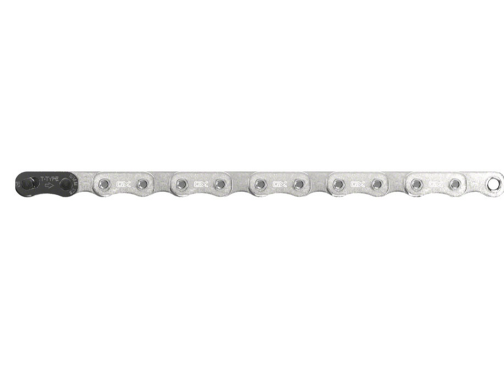 Sram SRAM GX Eagle T-Type Flattop Chain - 12-Speed, 126 Links, Hollow Pin, Includes PowerLock Connector, Silver