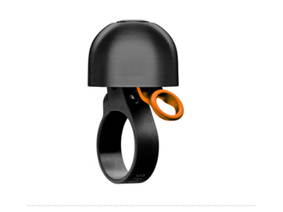 Spurcycle Spurcycle Compact Bell - 22.2mm, Black/Orange