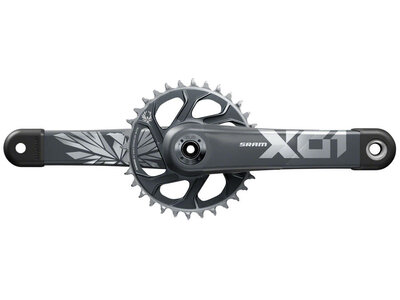 Sram SRAM X01 Eagle Boost Crankset - 165mm, 12-Speed, 32t, Direct Mount, DUB Spindle Interface, Lunar/Polar, C2