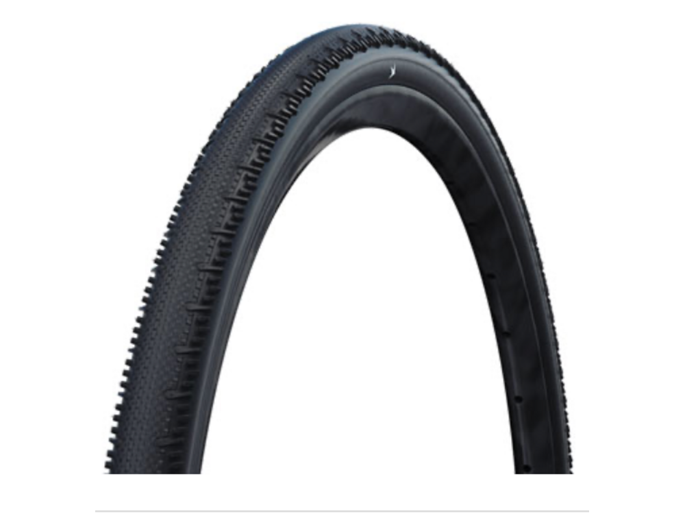 Schwalbe Schwalbe G-One RS Tire - 700 x 35, Tubeless, Folding, Black, Performance, RaceGuard, Addix Green, E-25