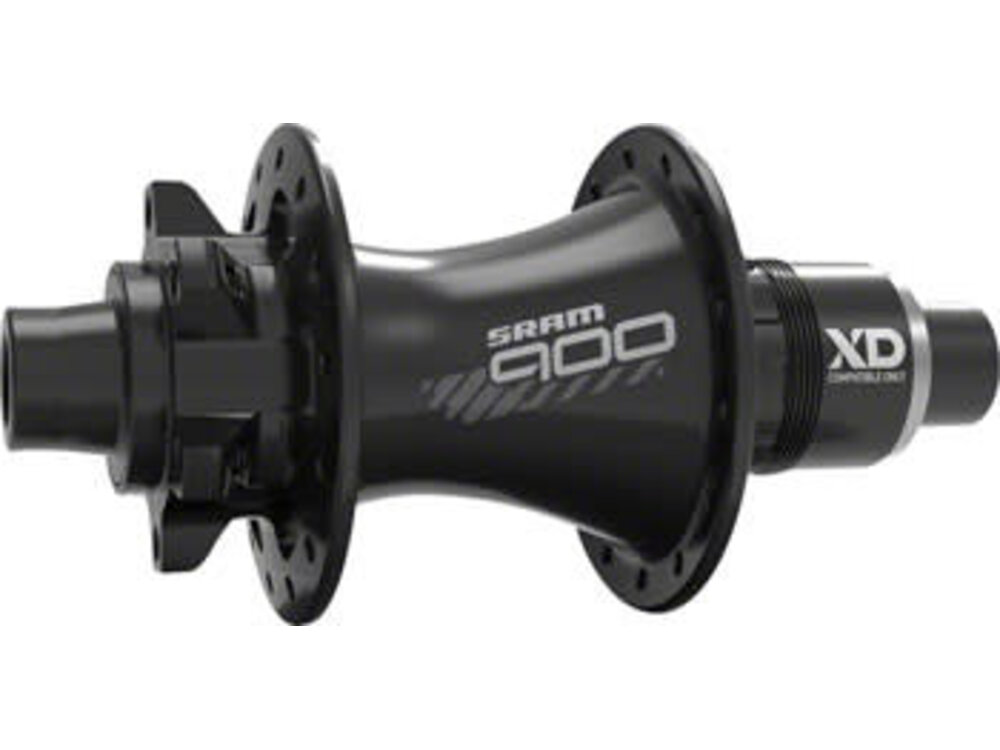 Sram SRAM 900 Rear Hub - QR x 135mm/12 x 142mm, 6-Bolt, XDR, Black, 28H