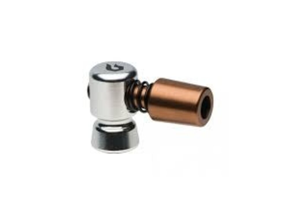 Blackburn Blackburn Wayside CO2 Thread On Inflator - Metallic Silver