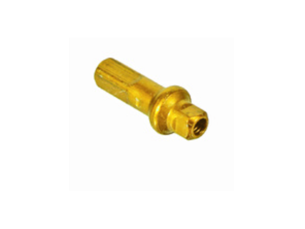 Sapim Sapim Double Square SL Alloy Nipple, 14g/16mm, Gold 100/C