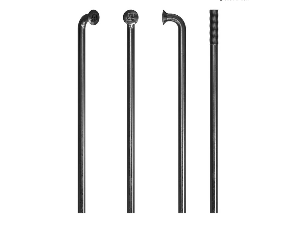 DT Swiss DT Swiss Champion 13g Spoke, Black, 296mm