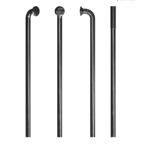 DT Swiss DT Swiss Champion 13g Spoke, Black, 296mm