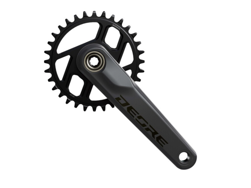 Shimano FRONT CHAINWHEEL, FC-M6200, DEORE, FOR REAR 12-SPEED, 2-PCS FC, 165MM, 32T W/O CG, W/O BB PARTS