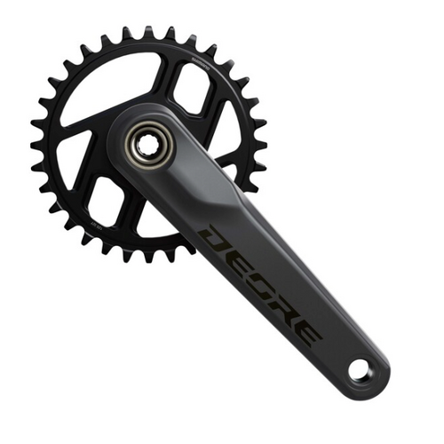 Shimano FRONT CHAINWHEEL, FC-M6200, DEORE, FOR REAR 12-SPEED, 2-PCS FC, 165MM, 32T W/O CG, W/O BB PARTS