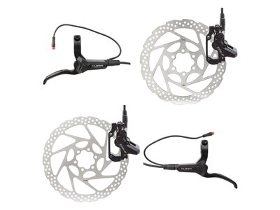 CLARKS BRAKE DISC CLK SYNC-4E HYD FT-180/RR-160 w/LVRS BK