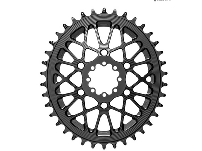 Absolute Black Oval Chainring, SRAM AXS Gravel, 42T - Black