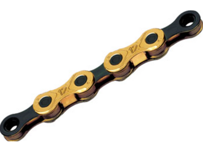 KMC KMC X12 Waxed Chain - 12-Speed, 126 Links, Ti Gold/Black