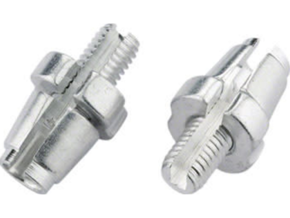 Jagwire M7 Slotted Alloy Adjusting Barrel Silver