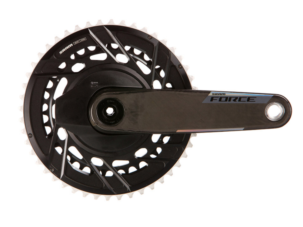 Sram SRAM Force AXS Power Meter Crankset - 170mm, 12-Speed, 48/35t Thread Mount, 8-Bolt PM Spider, DUB Spindle, Carbon, E1