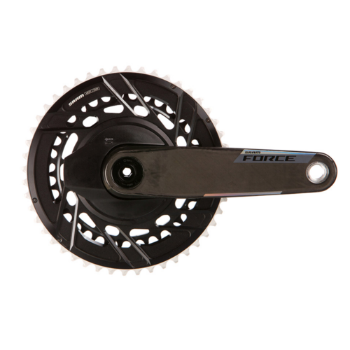 Sram SRAM Force AXS Power Meter Crankset - 170mm, 12-Speed, 48/35t Thread Mount, 8-Bolt PM Spider, DUB Spindle, Carbon, E1