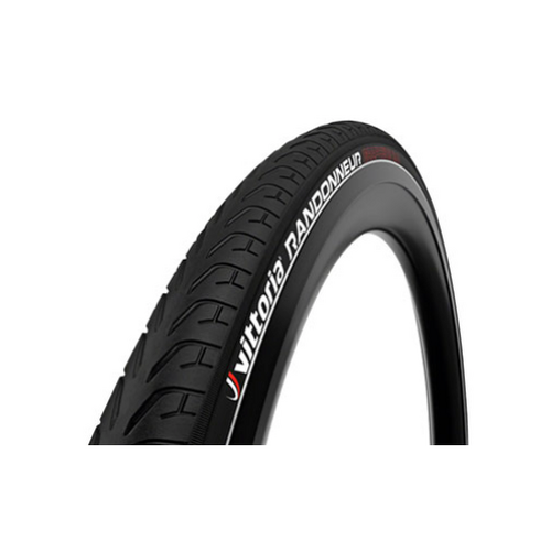 Vittoria Vittoria Randonneur Reflect Tire - 700 x 38, Clincher, Wire, Black