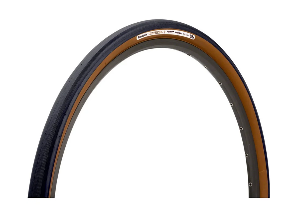 Panaracer Panaracer GravelKing Plus Tire - 700 x 35, Tubeless, Folding, Black/Brown, ProTite Protection