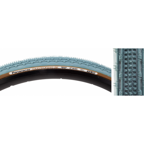 Panaracer Panaracer GravelKing SK Tire - 700 x 32, Tubeless, Folding, Astral Blue