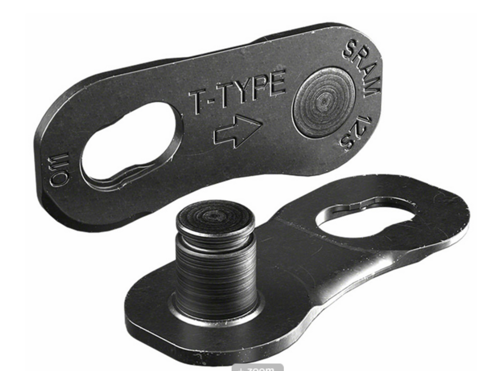 Sram SRAM Eagle T-Type PowerLock Flattop Connector Link - 12-Speed, For Eagle T-Type Flattop Chain Only, PVD Coated, Black