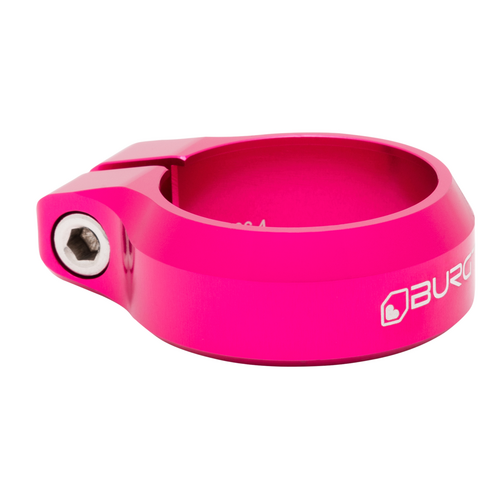 Burgtec Burgtec Seat Clamp, 36.4mm, Toxic Barbie Pink