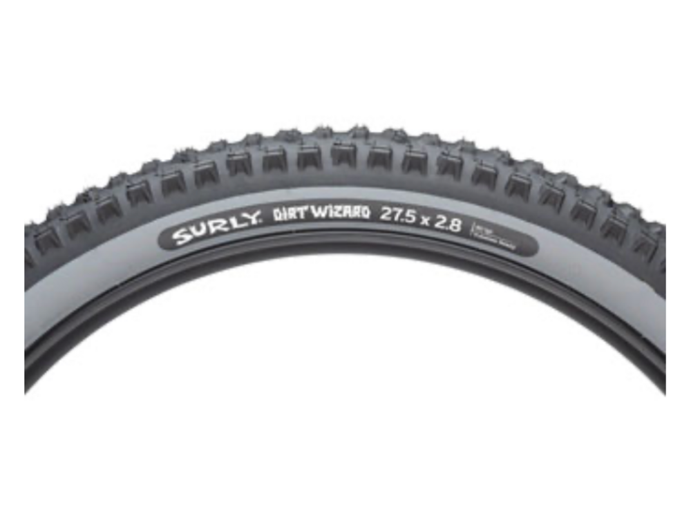 Surly Surly Dirt Wizard Tire - 27.5 x 2.8, Tubeless, Folding, Black/Slate, 60 tpi