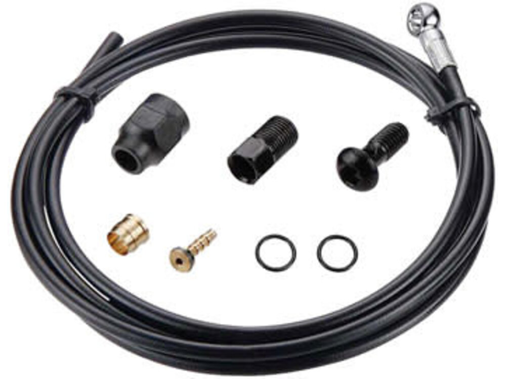 Tektro Tektro #50 Hydraulic Brake Hose Kit - With Banjo Unit, 5.5mm x 3200mm, For Auriga Twin+ and Auriga+