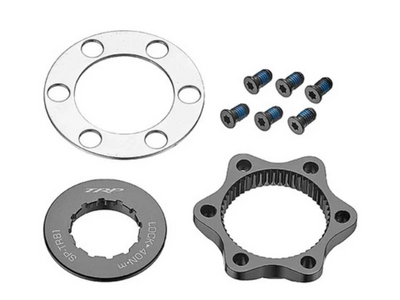 TRP TRP,CENTERLOCK ADAPTER,TRP CENTERLOCK/6-BOLT ADPTR,ALLOY, FOR 12mm AXLE