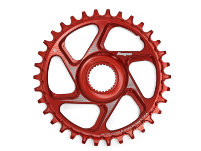 Hope Spiderless Chainring 34T R22 E-Bike BO Red