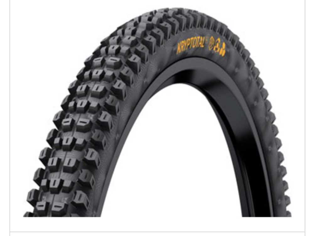 Continental Continental Kryptotal Front Tire - 24 x 2.40, Tubeless, Folding, Black, Endurance, Trail Casing, E25