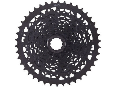 microSHIFT microSHIFT ADVENT Cassette - 9 Speed, 11-42t, Black, ED Coated, Alloy Large Cog