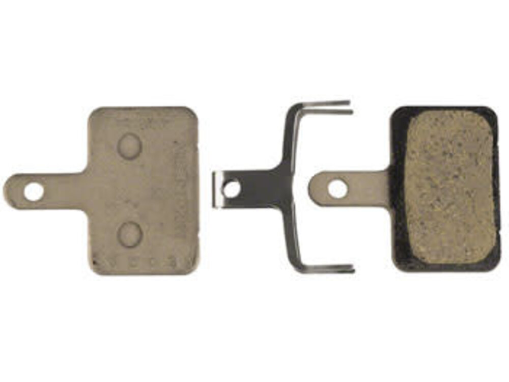 Shimano Shimano M05-RX Disc Brake Pads and Springs - Resin Compound, Steel Back Plate, One Pair