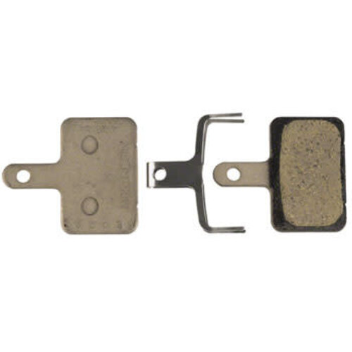 Shimano Shimano M05-RX Disc Brake Pads and Springs - Resin Compound, Steel Back Plate, One Pair
