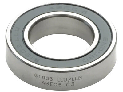 Enduro Enduro 61903 LLU/LLB Radial Cartridge Bearing - ABEC-5, CN Clearance, 17mm x 30mm x 7mm