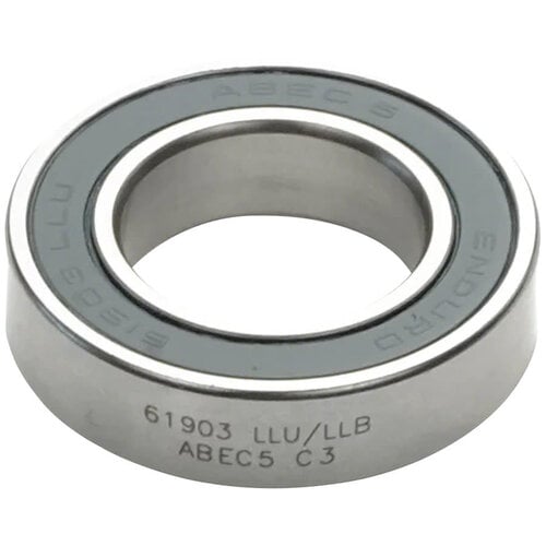 Enduro Enduro 61903 LLU/LLB Radial Cartridge Bearing - ABEC-5, CN Clearance, 17mm x 30mm x 7mm
